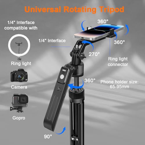 Kit vlogging iPhone Android GoPro con trípode automático y control remoto 7