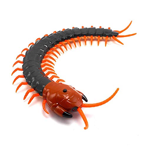 Tipmant Simulation Large Size Rc Centipede Scolopendra Infrared Remote Control Animal Vehicle Car Insect Electric Toy Kids (Navy Green) #TOP2