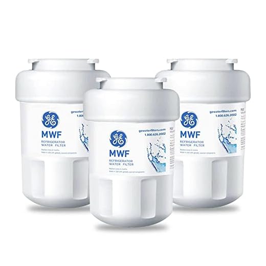 GЕ MWF GE Refrigerator Water Filter GE MWF water filter replacement 3-Pack, White