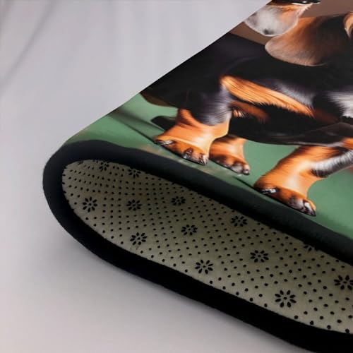 Tapis en flanelle teckel Weiner isolant et doux pour réchauffer une pièce froide - 6