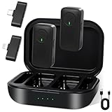 【Double récepteur et compatibilité flexible】Équipé de récepteurs double interface Type-C et interface Lightning, adapté à plusieurs appareils sans adaptateur. Branchez et utilisez instantanément pour répondre aux besoins d'enregistrement dans divers scénarios. Micro cravate sans fil et microphone compatible avec les appareils mobiles.