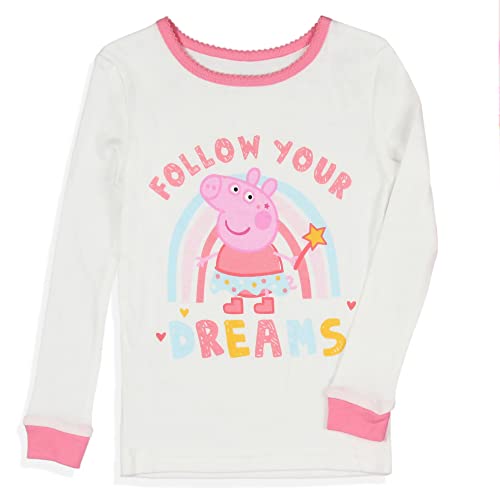 Peppa Pig Pajamas Toddler Girls Follow Your Dreams 2 Piece Kids Pajama Set2