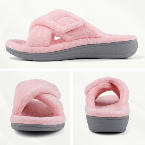 BCSTUDIO Women's Orthopedic House Fuzzy Slippers with Arch Support by BCSTUDIO - Used condition - Image 7