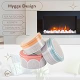 KHI GERMANY EST. 1998 Design Blechdosen 3er Set für Gebäck Aufbewahrung Boho-Style Kecksdose Gebäckdose Kosmetik Hygie (Boho)
