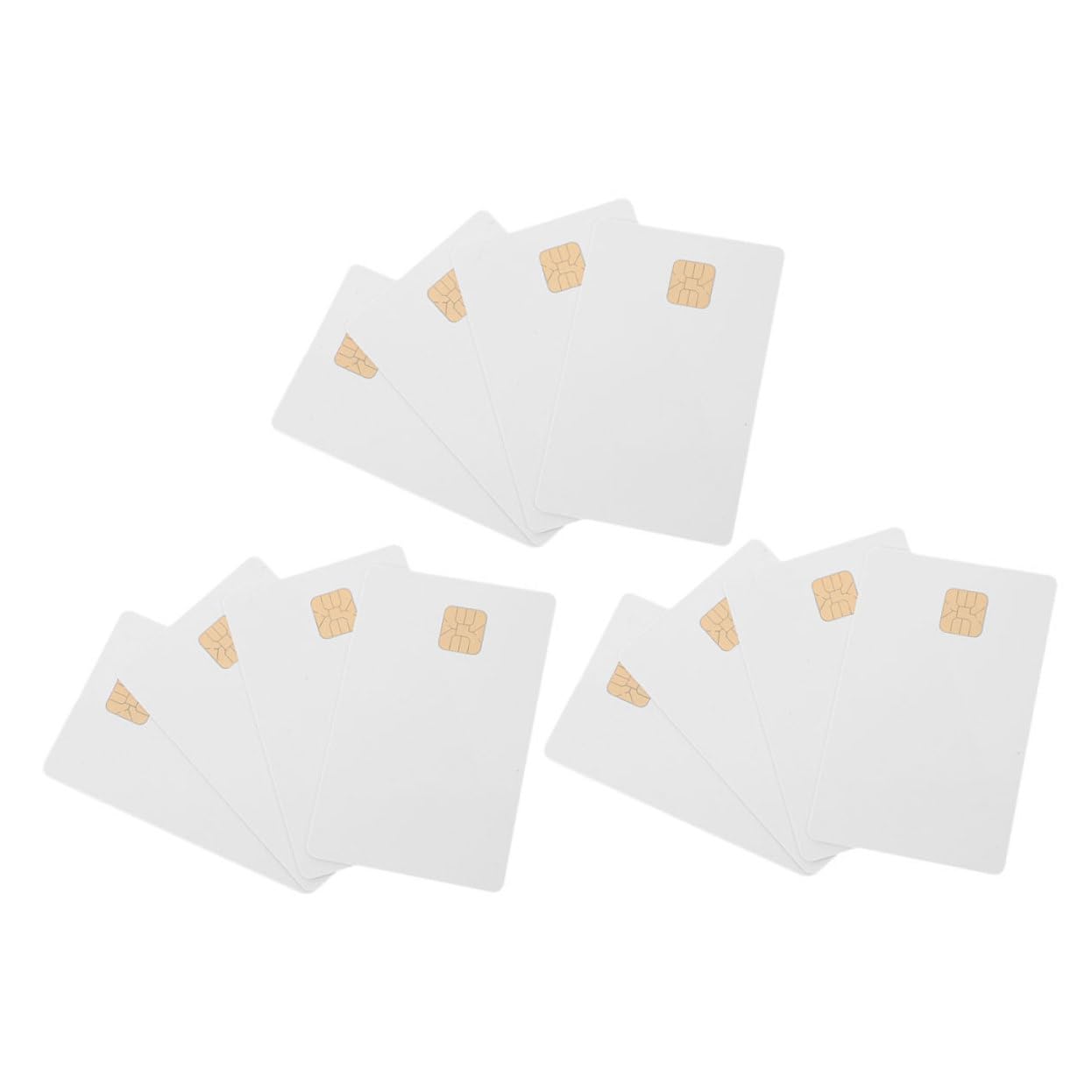 12pcs Versatile Access Control Cards White Ic Cards Memory for Home Hotel Office Use