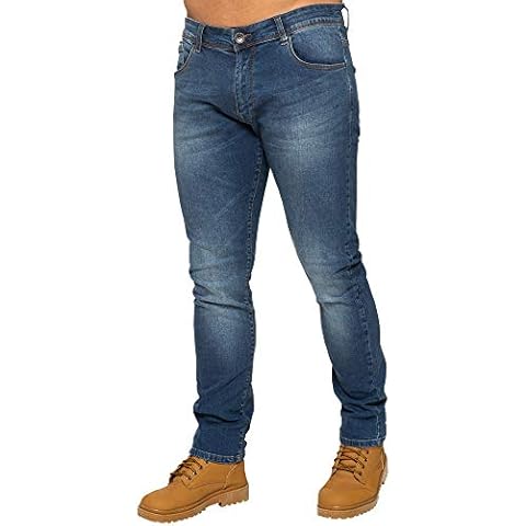 Jean Enzo homme skinny mi délavé Cover