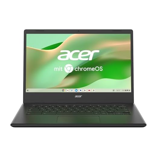 Acer Chromebook 314 (CBOA314-1H-C32M) Laptop | 14" FHD Display | Intel Celeron N4500 | 4 GB RAM | 128 GB SSD | Intel UHD Graphics | Google ChromeOS | schwarz