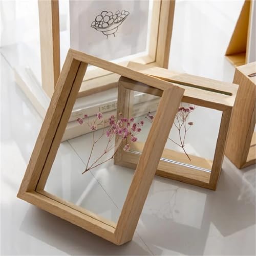 Gablota typu „shadow box”, Frames Double-Sided Glass Multiple Sizes Multicolor(Color01,10x15cm 6Inch)
