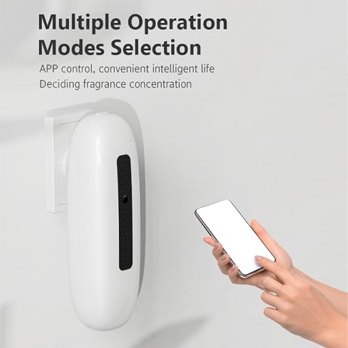 Difusor aromático eléctrico enchufable sin agua blanco miniatura 3