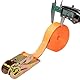 HASKYY Spanngurte mit Ratsche 10er Set, Zurrgurte Ratschengurte 5m*27mm Befestigungsriemen 400-800 daN orange