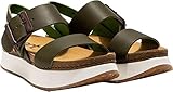 zapatos artesanales mexico Sandalia deportiva para mujer Art Mykonos, Sandalias Deportivas Mujer, Kaki, 38 EU