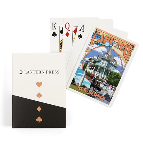 Lantern Press Cape May New Jersey Baraja Poker 52 cartas