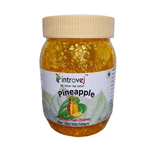 introvej Pineapple Flavored Paan Chutney 200g - Sweet Paan Chutni Flavour Mix