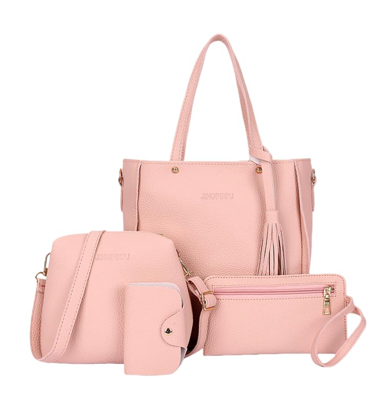 Set de 4 bolsos para mujer, minimalista y grande miniatura 4