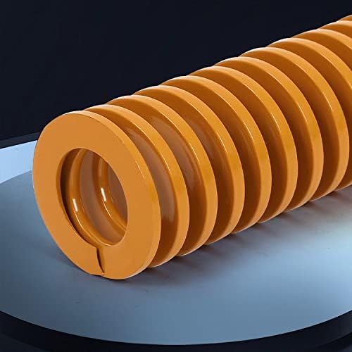 8 pieces Heated Bed Spring replacement 3D Printer Compression Spring Die Head Spring 0.31 in OD 0.78 in Length, For Creality CR-10 10S S4 Ender 3 Heating Bed leveling Springs Bottom Connection Yellow
