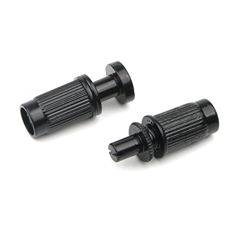 Set Of Black Tune-O-Matic Bridge Tailpiece Studs For Lp Electric Guitar Replacement Parts #TOP6