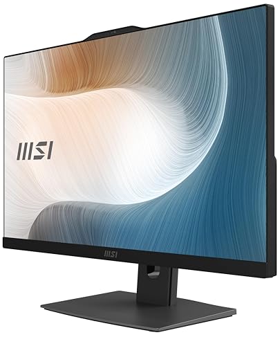 Image of MSI Modern AM242TP AIO Desktop: 23.8 inch FHD, Intel Core 7-150U, 32GB Memory, 1TB M.2 NVMe SSD, Windows 11 Home: Black 1M-1093US