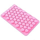 Material: Silikon fablcrew Silikon Form 55 Herzen Backform für Jelly Kerzen Kuchen 18,5 * 11 * 1,4 cm