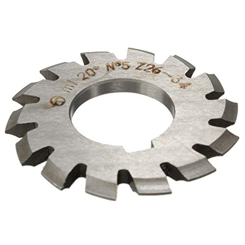 Module 1 PA20 Degrees Bore 22mm #1-8 HSS Involute Gear Milling Cutter High Speed Steel Gear Milling Cutter Gear Cutting Tools - (Color: 2)
