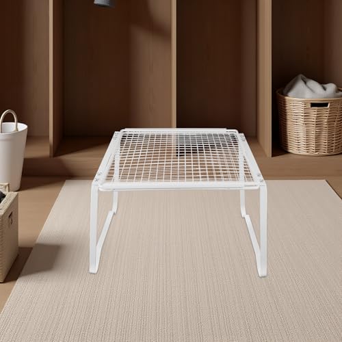 Estante extensible ajustable para gabinete que duplica el espacio útil 7