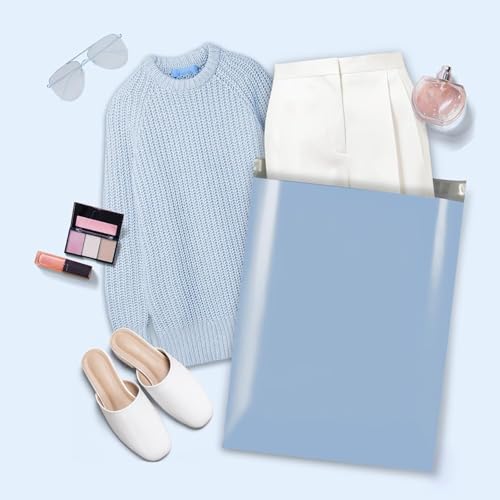 Image of Metronic Poly Mailers 19X24 500Pack, Strong Adhesive Shipping Envelopes for Clothing, Waterproof Shipping Bags for Small Businesses, Flexible Mailers Poly Bags Packages Bags Blue