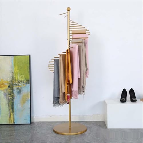 Support d'écharpe en spirale métal porte-écharpes pour magasin de mode