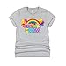Custom Rainbow Bday Shirt – Matching Family Bday Shirts – Personalized Bday Girl Tee – Baby, Toddler & Adult Sizes – Colorful Rainbow Party Outfit for Girls