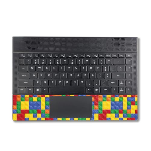 Image of MightySkins Carbon Fiber Skin Compatible With Alienware X14 R2 (2023) Full Wrap Kit - Brick By Brick | Protective Durable Textured Carbon Fiber Finish | Easy To Apply & Change Styles | Made in the USA