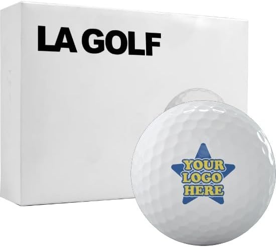 LA Golf LA Custom Logo Golf Balls