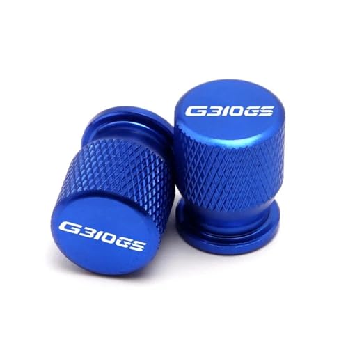 Bouchon de valve pneu moto contre fuite d'air pour BMW G310R G310GS bleu
