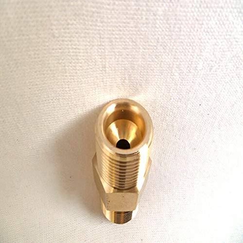 Adaptador de CO2 BE-TOOL G5/8, convertidor de cilindro de gas, adaptador de argón de latón para regulador de CO2 (2 unidades)