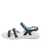 ECCO Women's Wedge Heels Sandals Open Toe Sandals , Marine Ice Flower 8 , 7 US