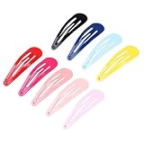 Gatuida 100 piezas Unidades Clips Pelo Metalizados Coloridos Pinzas Pequeñas Infantiles Accesorios Lacados Seguros para Niñas y Bebés