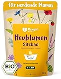 PregniVITAL – 100% BIO Heublumen Sitzbad Schwangerschaft 90g – Heublumendampfbad zur...