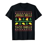 Taco Bell Jingle Bell Taco Shells Funny Christmas Mexican T-Shirt