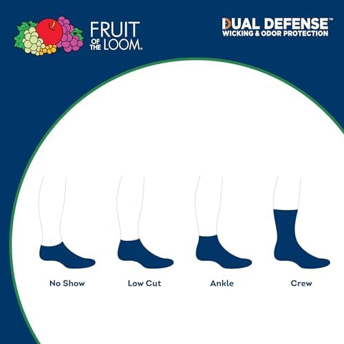 Fruit of the Loom Men's Socks (12 Pack) - Unbeatable Deal!