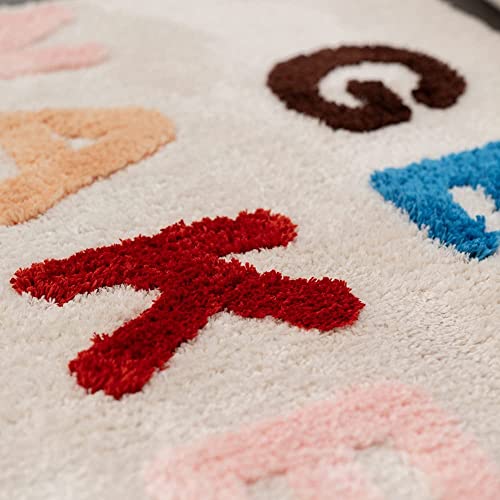 Abound Lifestyle Bath Mat, Cute Bath Mat, Fade Resistant Cute Bathroom Decor, Funny Tufted Microfiber Bath Rug, Machine Washable, Extra Large Bath Mat, Non-Slip (32”X20”) (Get Naked) #TOP4