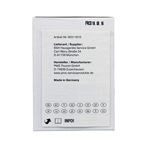 Bosch Siemens 311926 00311926 ORIGINAL 200g Reiniger Hygiene Maschinenreiniger für Waschmaschine auch Balay Constructa Gaggenau Koenic Viva… – Ansicht 5