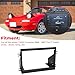 WIKIBB for Mazda Miata NA Double Din Head Unit Bezel, 2DIN Frame, Fits 7