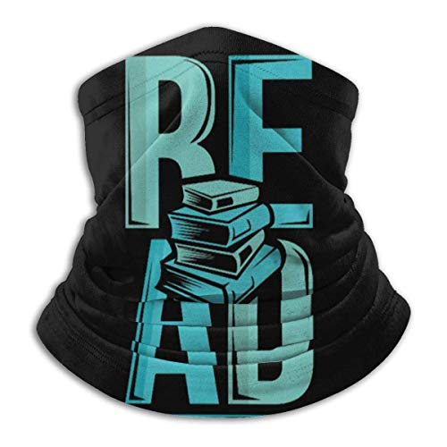 Read Books Are Brain Food, Unisex, multifunktional, staubdicht, aus Mikrofaser, Halswärmer, Schal, Sturmhaube