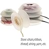 The Beadsmith Bob-EEZ Cord Management No-Tangle Thread Bobbins 2-1/2, Bag of 8 Pieces Storage Organization Jewelry Tools for Kumihimo Braiding and Macrame Designs
