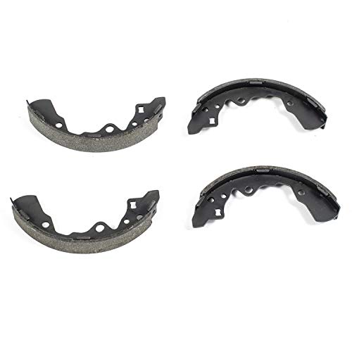 Image of PowerStop Rear Parking Brake Shoes for Ford Escort 1991-93 |Escort 1997-03 |Probe 1989-92 |Mazda 323 1990-91 |626 1988-92 |Mazda MX-6 1988-92 - Brake Shoe Replacement, B721