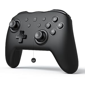 Switch Pro Controller Compatible for Switch/Lite/OLED, FIEHDUW Wireless Switch Controller for Ultimate Control with Programmable Button, TURBO, Wake-up Function, 6-Axis Gyro, Adjustable Vibration