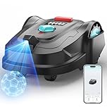 YARDCARE M800Plus Mähroboter ohne Begrenzungskabel, 800 m², GPS Positionierung+KI Vision Rasenmäher Roboter ohne Kabel, U-förmiger Mähmodus, 150 Hinderniserkennungen, automatische Aufladung, App