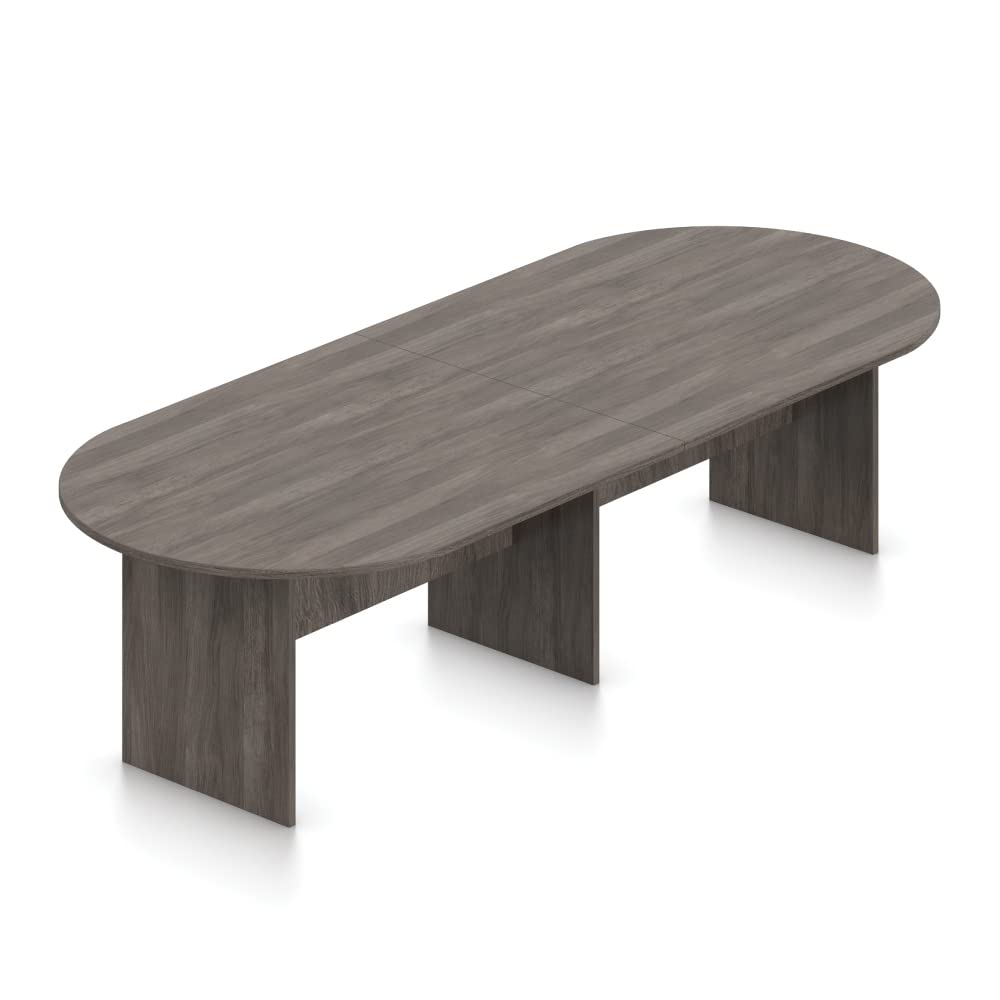 GOF 6FT, 8FT, 10FT Conference Table & Chair (G11650) Set, Dark Cherry, Espresso, Artisan Grey, Mahogany, Walnut (10ft Table Only, Artisan Grey)