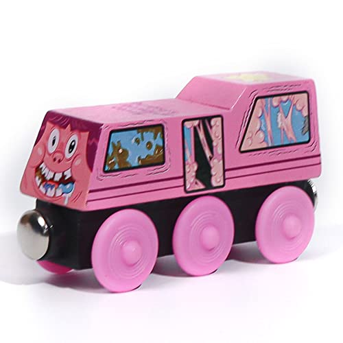 ZANY TRAINS Series 1 - Wooden Train Set with Cargo - Compatible with All Wooden Train Sets - (Sugar Rush Susie)