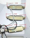 Prewired PickleGuard Tri-Sonics Pearl Loaded Instrument Akcesoria 1 Ustaw uprząż spawalniczych załadowany Humbucker