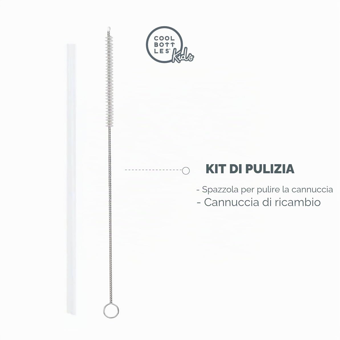 Cool Bottles - Borraccia Termica per Bambini - 260 ml - Pet Lover - Bottiglia Acqua Acciaio Inox - Bevande Fredde 36 Ore e Calde 18 Ore - Rifiniture con Disegno in Rilievo - Senza BPA