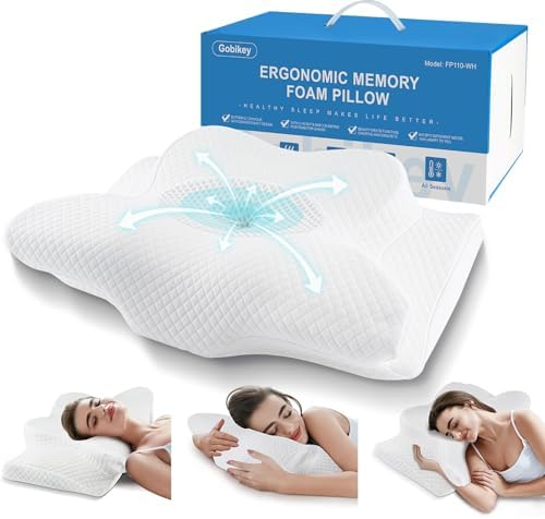 Almohada Cervicales y Cuello, Almohada Cervical de Espuma Viscoel...