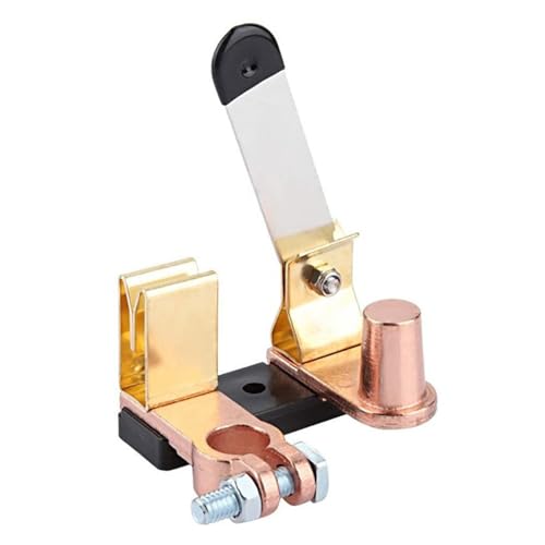Accu loskoppeling 12V 24V voor auto, vrachtwagen, bedrijfsvoertuig, boot, camper met hoofdschakelaar van accu met messchakelaar, batterijklem, batterijverdeler